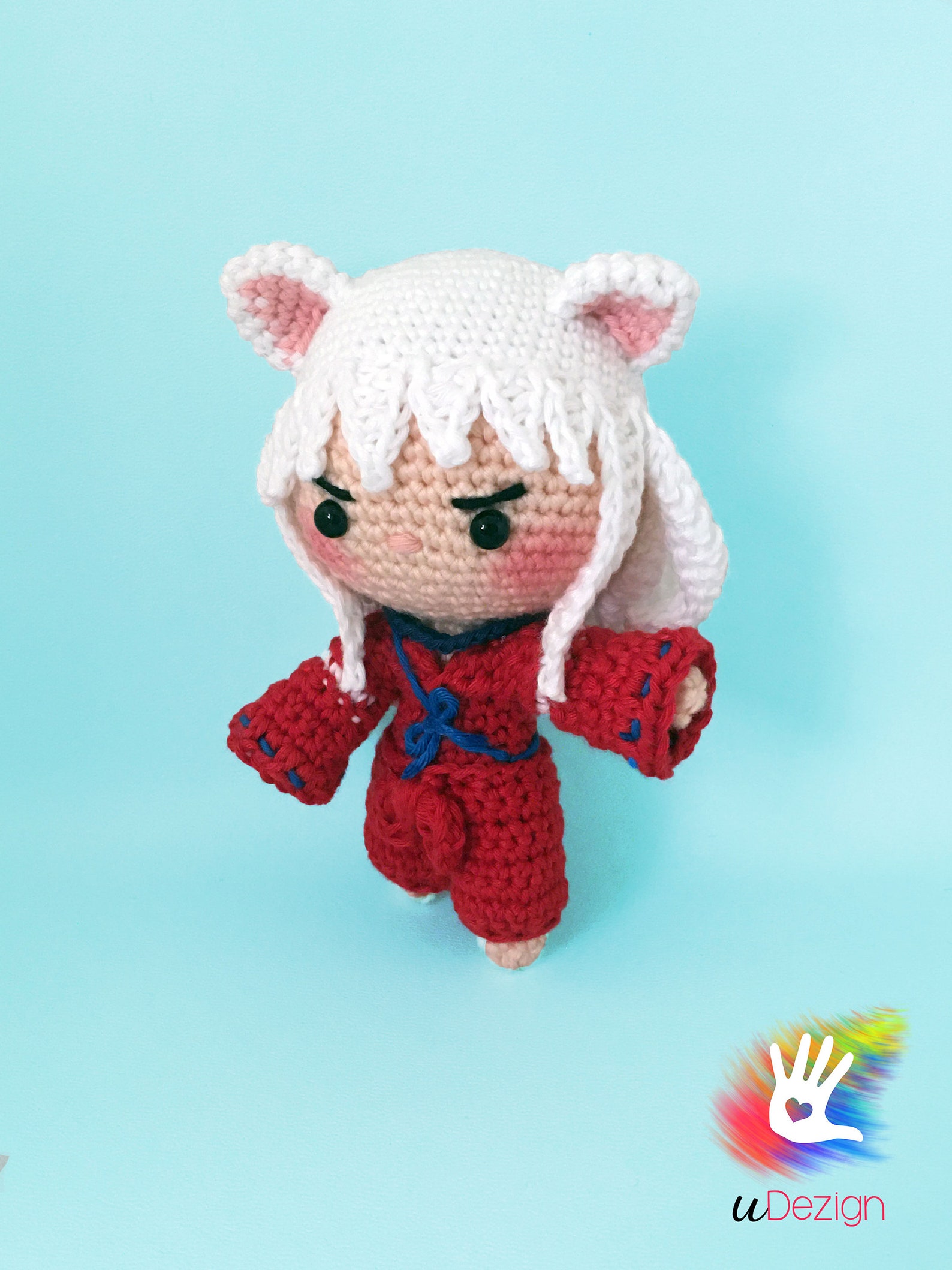 Inuyasha Amigurumi finished Crocheted Dolls Etsy