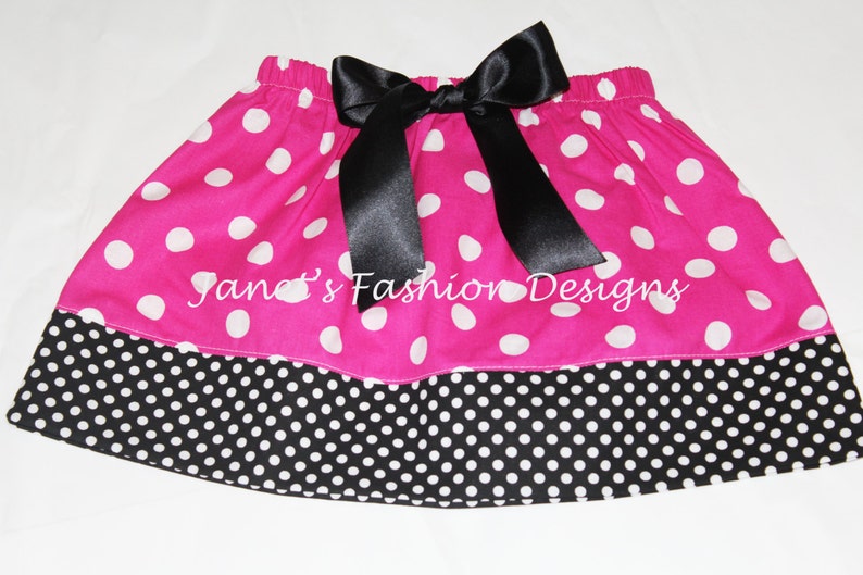 Skirt Minnie Mouse Princess Minnie Mouse Polka Dots Skirt Etsy