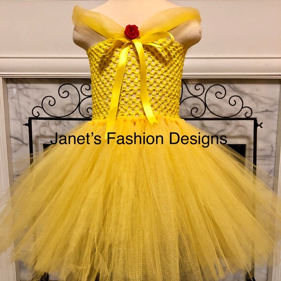 beauty and the beast tutu dress