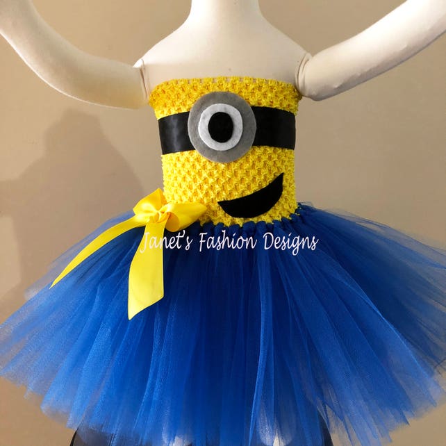 Minions Inspired Tutu Dress - Bob Tutu Dress