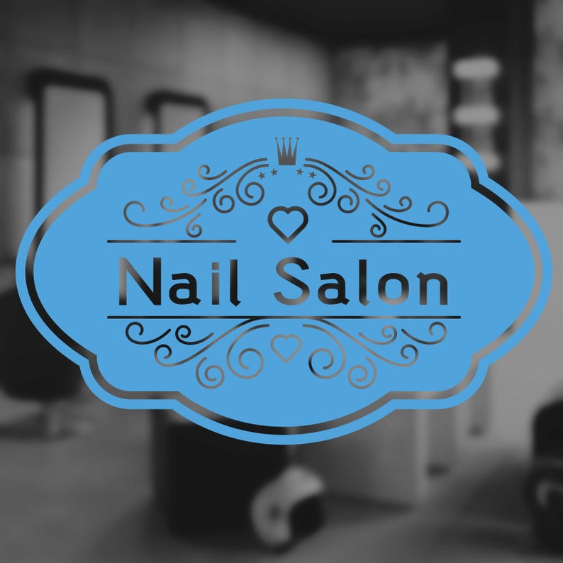 Nail Salon Wall Decal Custom Nail Salon Sign/prints/art Vinyl - Etsy