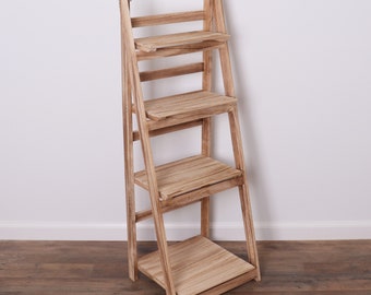 Wooden Ladder Shelf Etsy