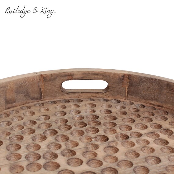 Coffee Table Tray Round Wooden Ottoman Decorative Breakfast In Bed With Handles Rustic Wood Rutledge King Brighton Serving - Round Coffee Table Serving Tray Coffee Table Tray Round Wooden Ottoman Decorative Breakfast In Bed With Handles Rustic Wood Rutledge King Brighton Serving - Round Coffee Table Serving Tray