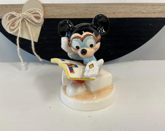 Goebel Mickey Mouse Ceramic Figurine~Walt Disney Productions