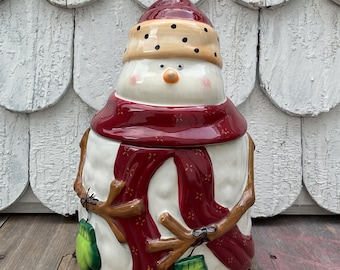 Nonni’s Ceramic Snowman Cookie Jar