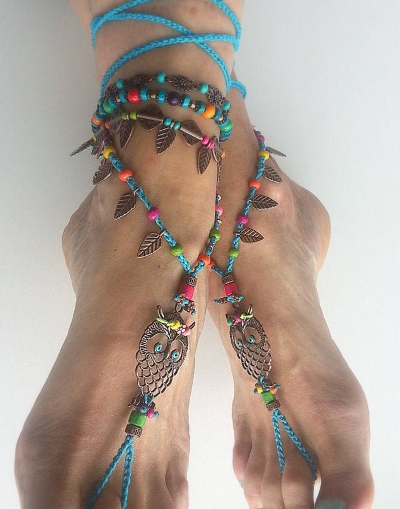 boho barefoot sandals