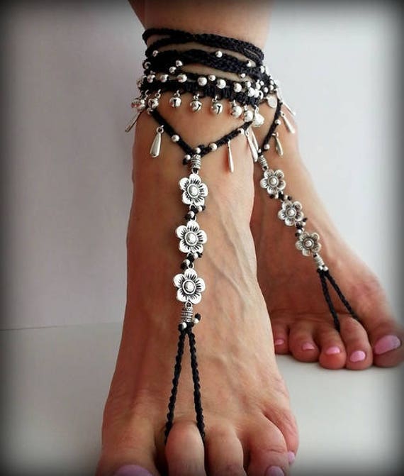 bohemian barefoot sandals