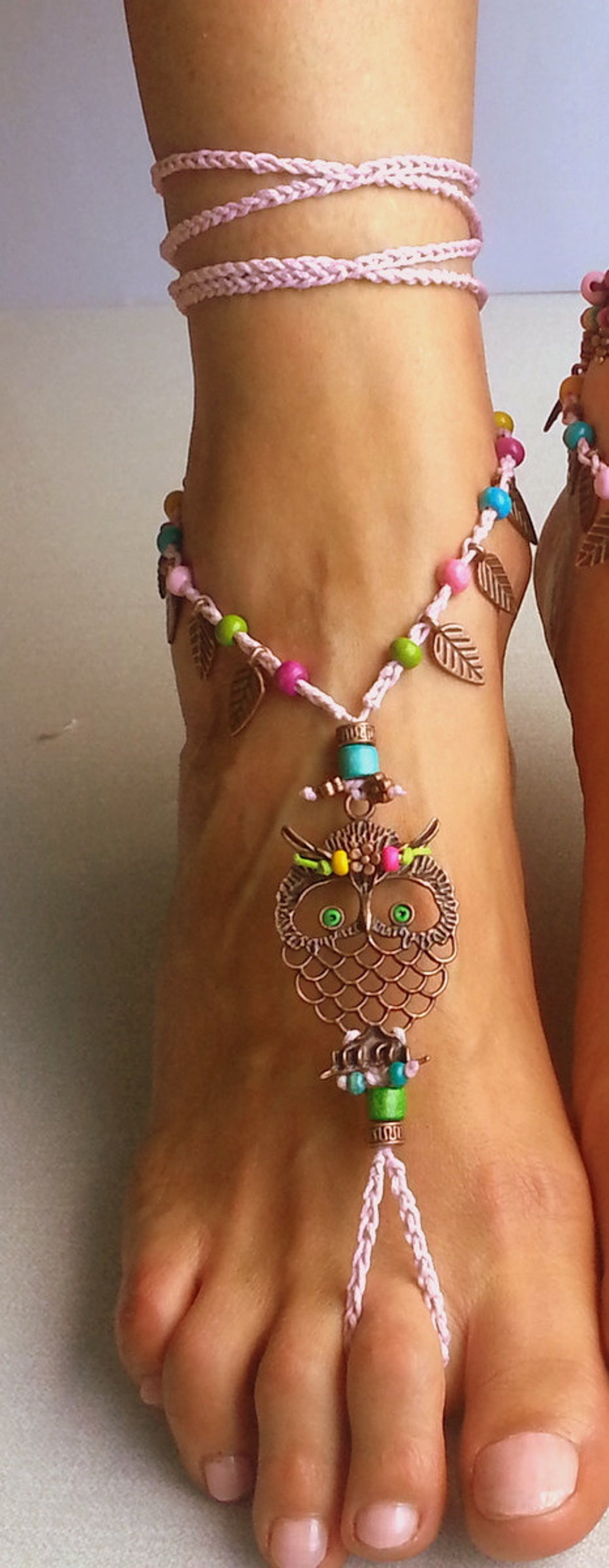 boho barefoot sandals