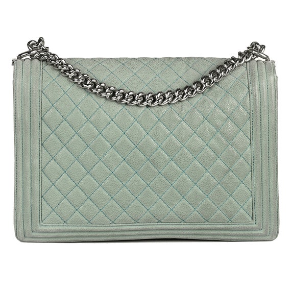 Chanel Boy Bag Large Caviar Leather with Ruthenium Hardware Etsy