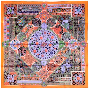 Hermes Scarf &quot;Collections Imperiales&quot; by Catherine Baschet 90cm Silk | Foulard Carre