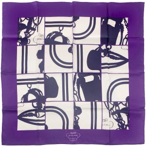 Hermes Scarf &quot;En Desordre&quot; by Cyrille Diatkine 70cm Silk | Foulard Carre