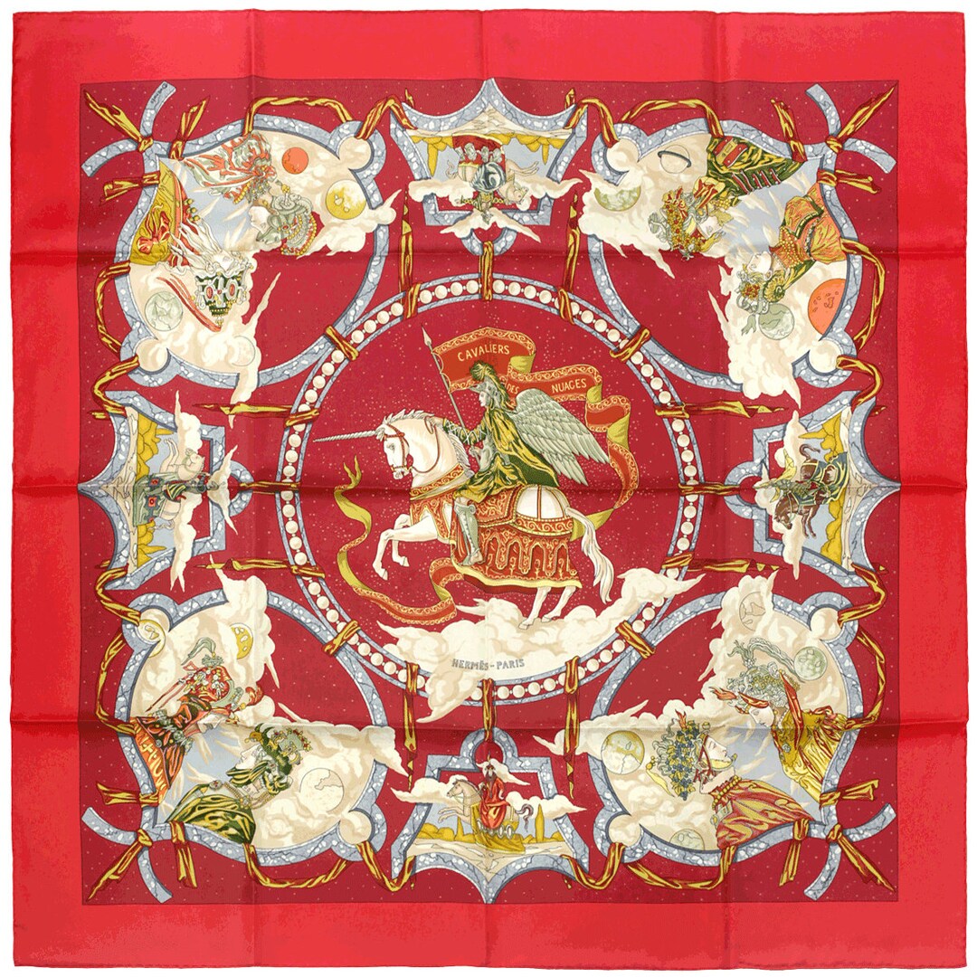 エルメス カヴァリエ・デ・ヌアージュ スカーフ Hermes Scarf 
