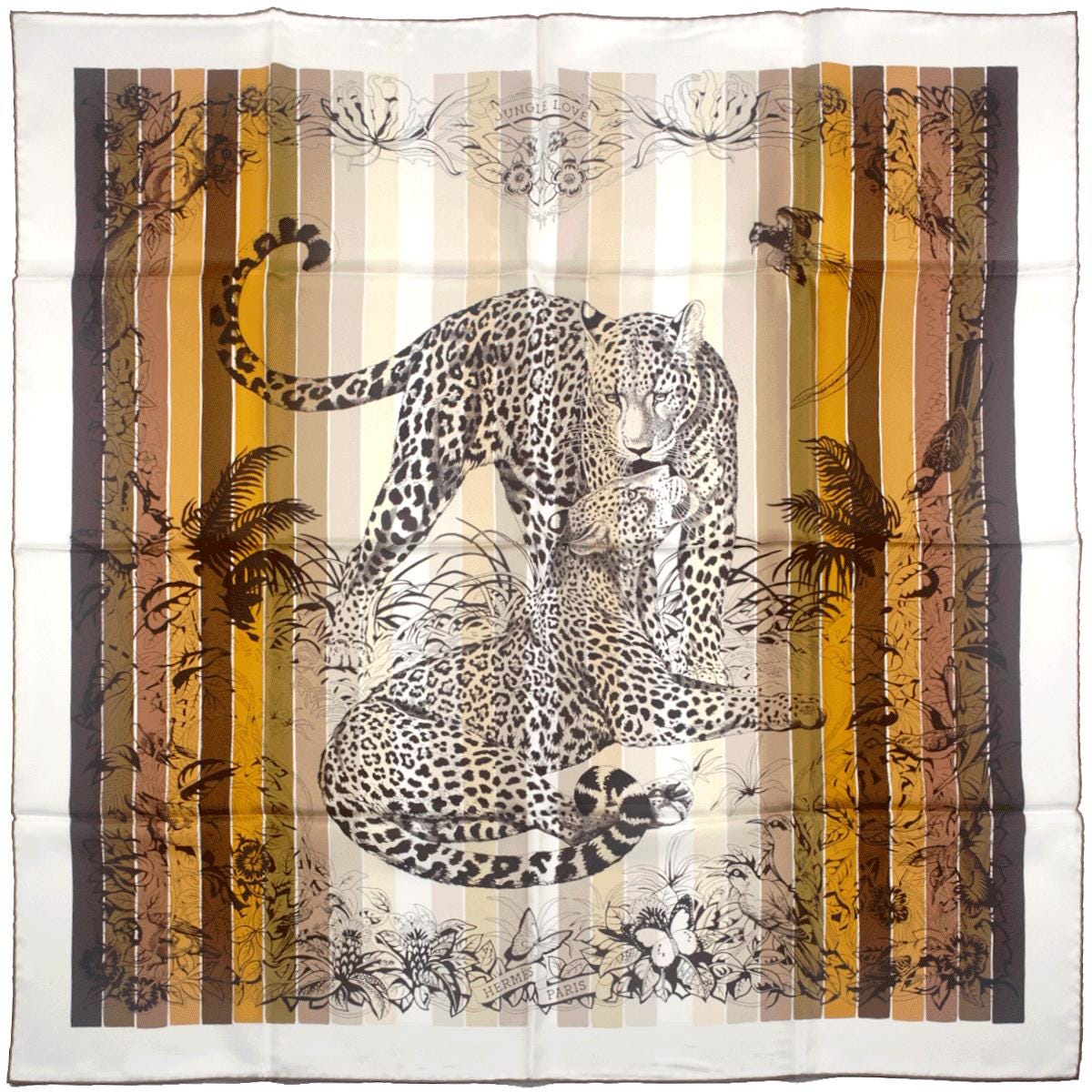 Hermes Scarf Jungle Love - Etsy