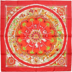 Hermes Scarf &quot;Per Astra Ad Astra&quot; by Sandra Laroche 90cm Silk | Carre Foulard
