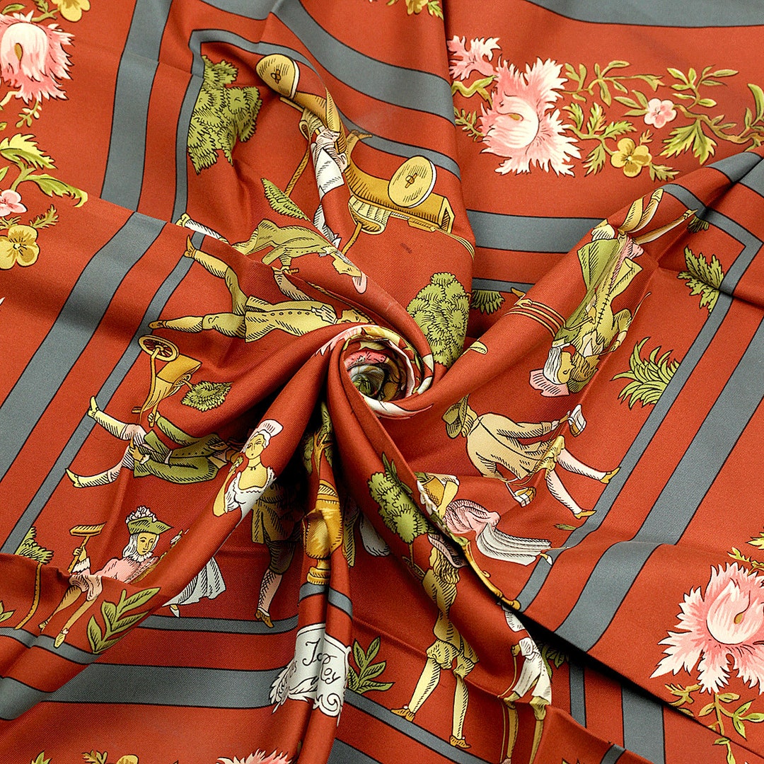 Hermes Scarf jardiniers Du Roy by Maurice Tranchant Vintage 90cm Silk Carre Foulard - Etsy Hermes Scarf jardiniers Du Roy by Maurice Tranchant Vintage 90cm Silk Carre Foulard - Etsy