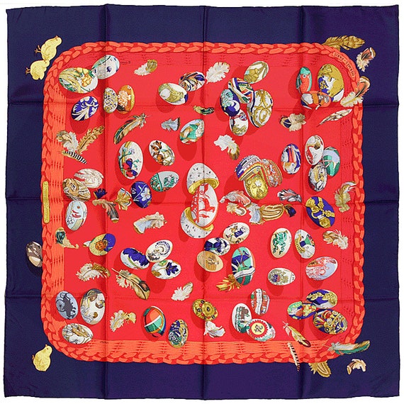 Hermes Scarf "Couvee d'Hermes" by Caty Latham 90c… - image 1