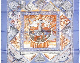 エルメス　カレ90 ソレイユ・ド・ソワ　シルクスカーフ エルメス カレ90 ソレイユ・ド・ソワ シルクスカーフ