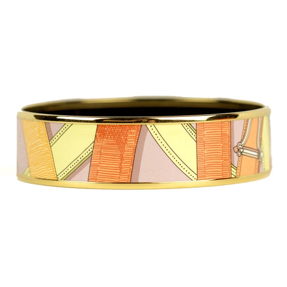 Hermes shop enamel bracelet