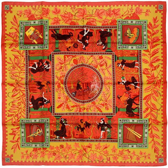 Hermes Scarf "Musique des Dieux" by Claudia Stuhl… - image 2