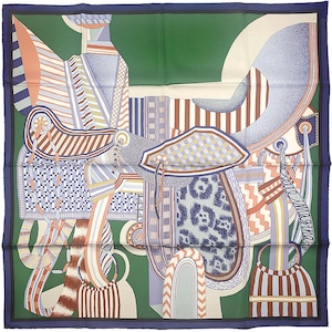 Hermes Scarf &quot;La Selle Imaginaire&quot; by Jan Bajtlik 90cm Silk | Carre Foulard
