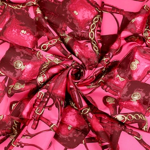 Hermes Scarf "Brides Rebelles" by Benoit Pierre Emery 90cm Silk | Carre Foulard