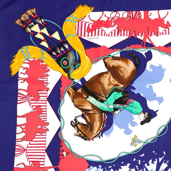 Hermes Scarf "Feria de Sevilla" by Hubert de Watr… - image 5