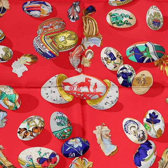 Hermes Scarf "Couvee d'Hermes" by Caty Latham 90c… - image 3