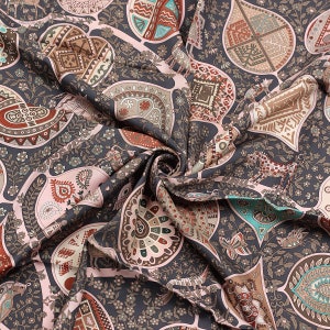 Hermes Scarf &quot;L&#39;Arbre de Vie&quot; by Christine Henry 90cm Silk | Foulard Carre