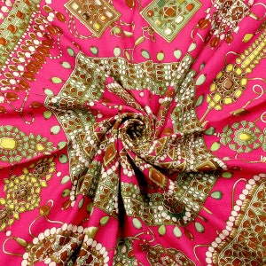 Hermes Cashmere Schal 140 cm GM „Parures des Maharajas“ by Catherine Baschet | Halstuch Carre