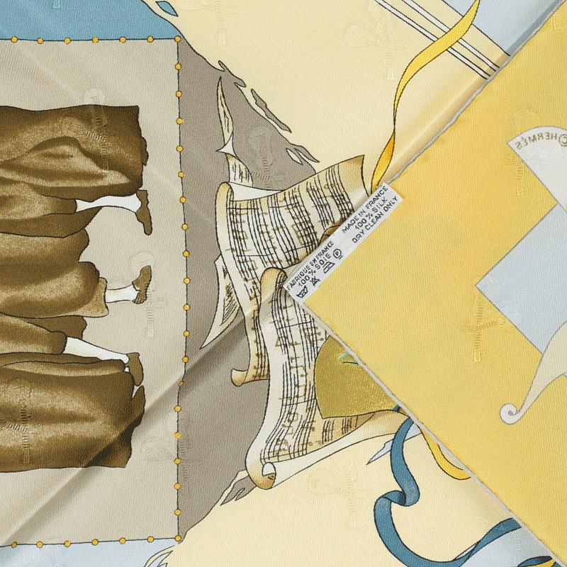 Hermes Scarf Jacquard  Hermès Le Carnaval de Venise Jacquard Silk Scarf display picture 1