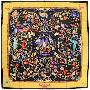 Hermes Scarf &quot;Pierres d&#39;Orient et d&#39;Occident&quot; by Zoe Pauwels 90cm Silk | Carre Foulard
