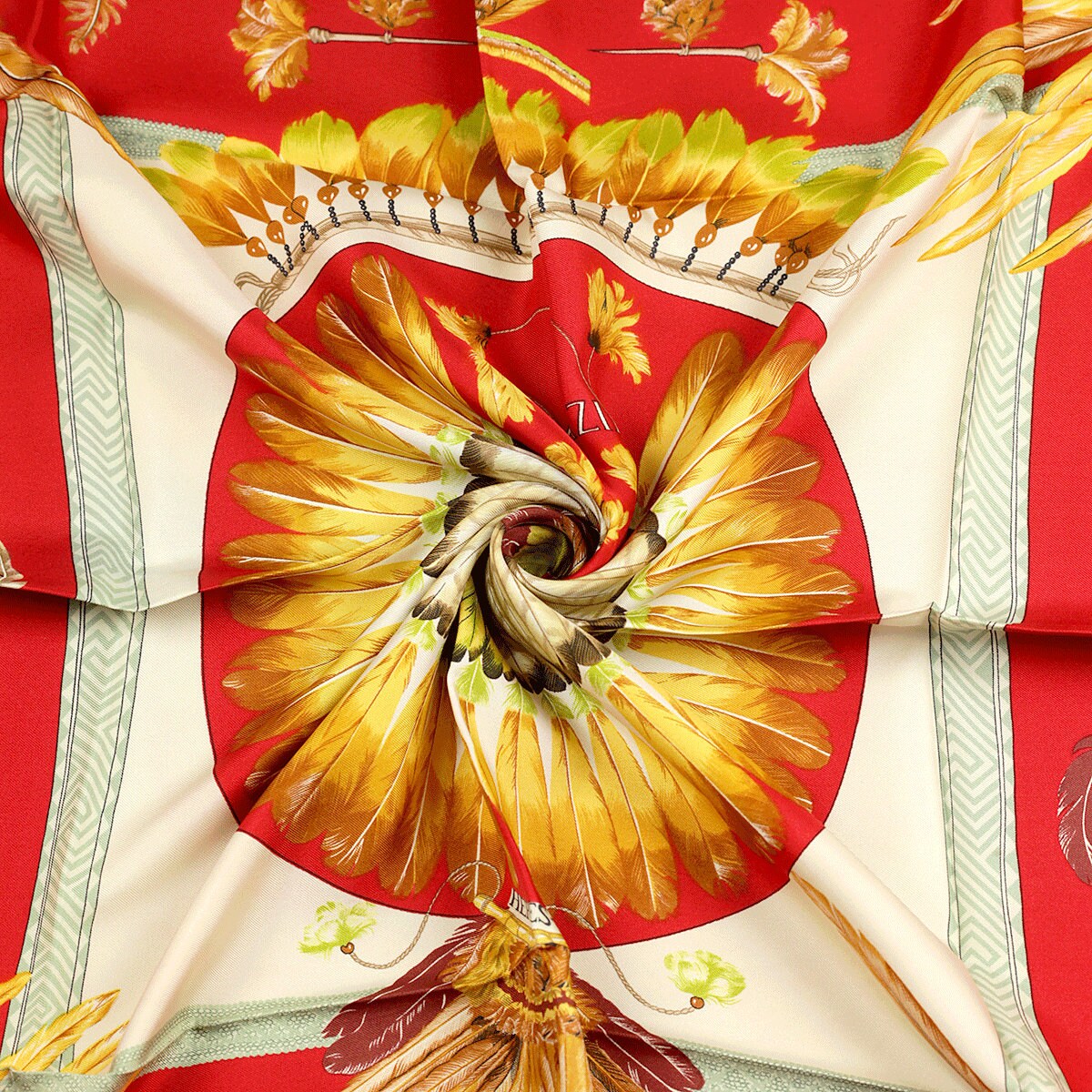 エルメス スカーフ「ブラジル」ローレンス・ブルトゥーミエ作