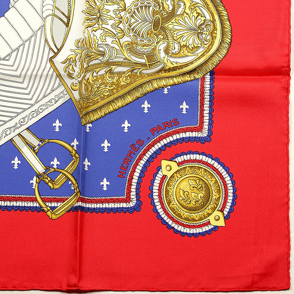エルメス　カレ90 SELLES A HOUSSE スカーフ エルメス(HERMES)エルメス カレ90 SELLES A HOUSSE スカーフ