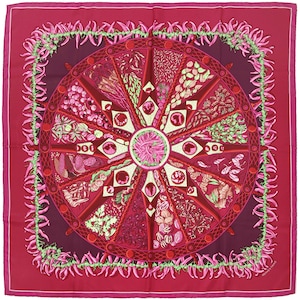 Hermes Scarf &quot;Aux Pays de Epices&quot; by Annie Faivre 90cm Silk | Carre Foulard