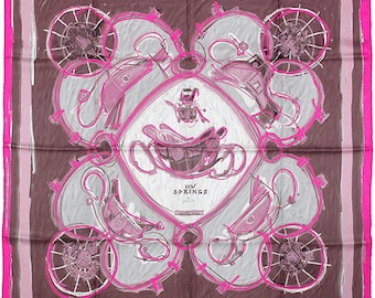 Hermes Scarf "New Springs" by Dimitri Rybaltchenko 90cm Silk | Foulard Carre