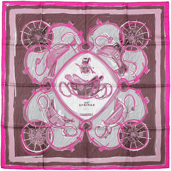 Hermes Scarf "New Springs" by Dimitri Rybaltchenk… - image 1