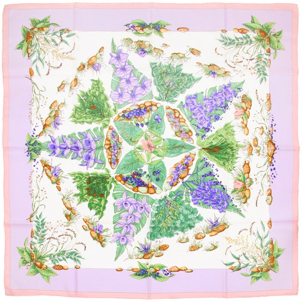 Hermes Scarf "Pythagore" by Zoe Pauwels Vintage 90cm Silk | Carre Foulard