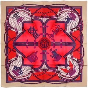 Hermes Scarf &quot;Grande Tenue&quot; by Henri d&#39;Origny 90cm Silk Wash Scarf | Carre Foulard