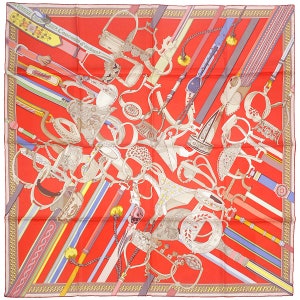 Hermes Scarf "Concours d’Etriers" by Virginie Jamin 90cm Silk | Foulard Carre