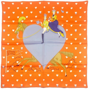 Hermes Scarf "Tea Time" by Jonathan Burton 70cm Silk | Carre Foulard