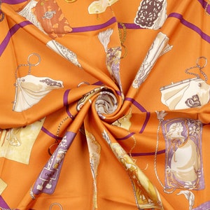 Hermes Scarf &quot;Carnets de Bal&quot; by Caty Latham 90cm Silk | Carre Foulard