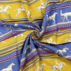 Hermes Scarf "Sequences" by Caty Latham Vintage 90cm Silk | Foulard Carre