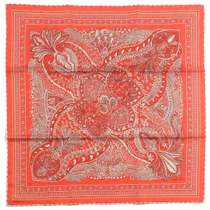Hermes "Le Jardin de la Maharani" van Annie Faivre 55cm zijden bandana | Carre Foulard-sjaal