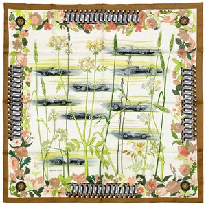 Hermes Scarf &quot;Les Bolides&quot; by Rena Dumas 90cm Silk | Carre Foulard