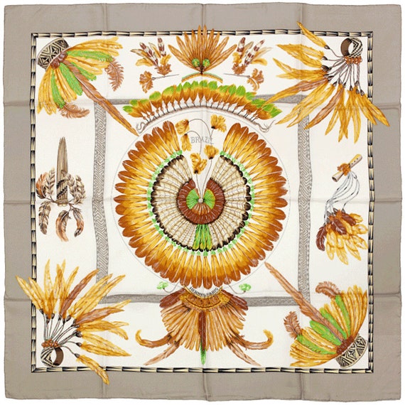 Hermes Scarf Brazil by Laurence 