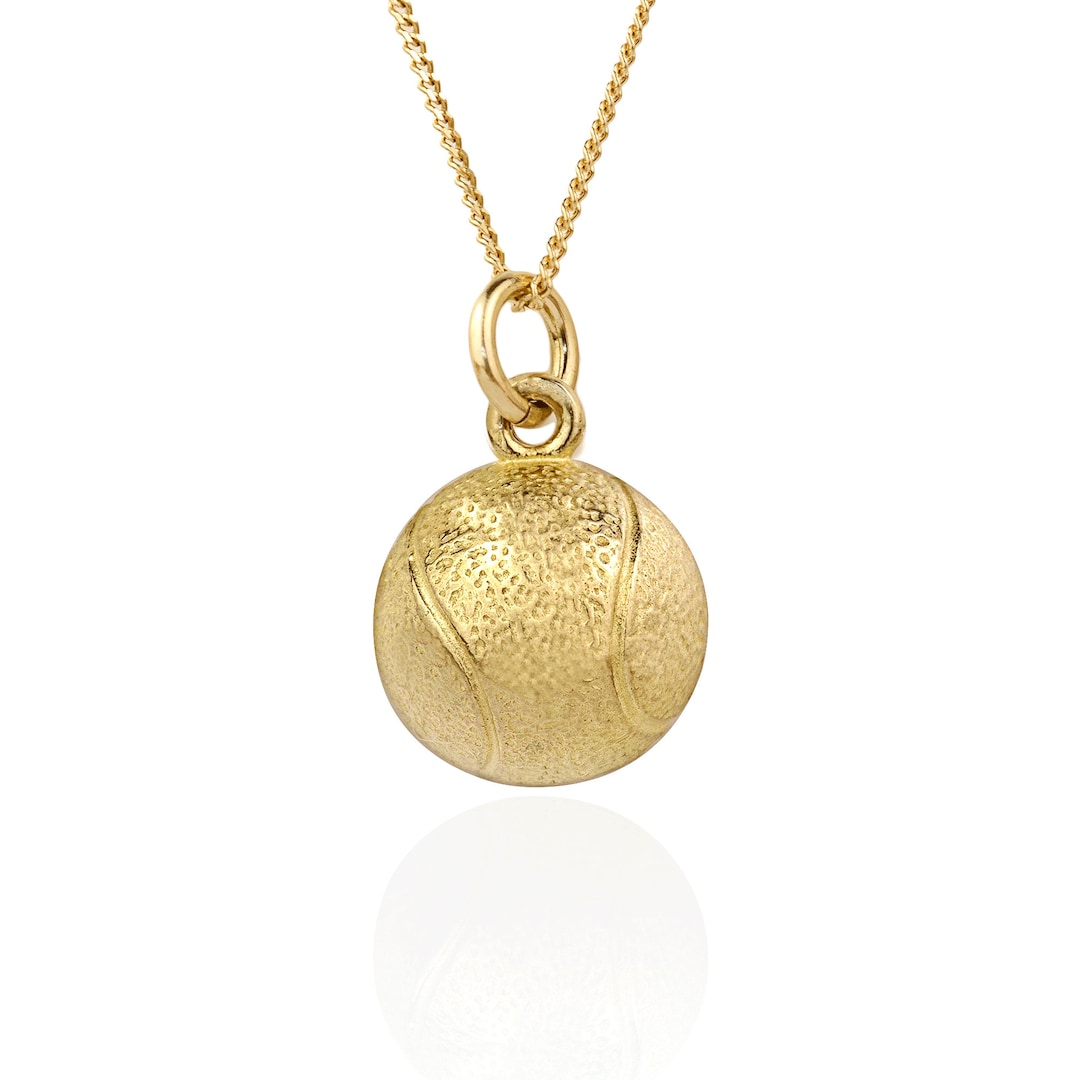 Tennis Ball Necklace, Tennis Jewelry, Tennis Ball Necklace, Gift for