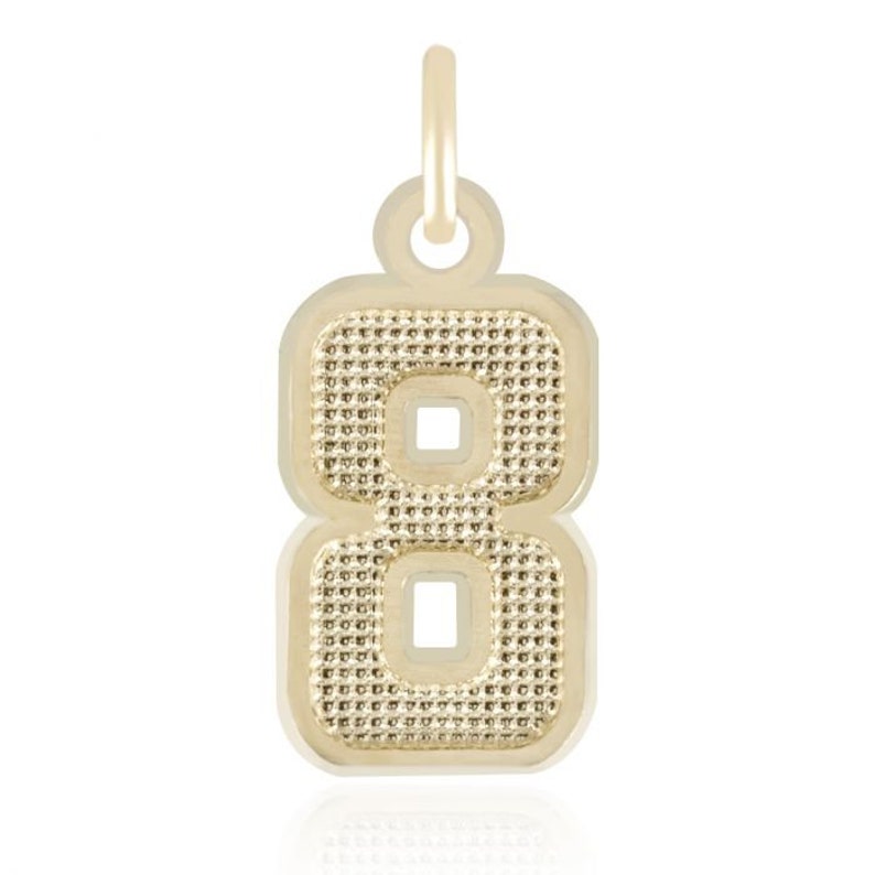 Number Necklace Silver Numbers Number Jewelry Jersey Number Etsy