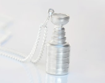 VIDEO!! Stanley Cup Pendant, Ice Hockey Gift, Stanley Cup, Gift for Dad, Dream Big