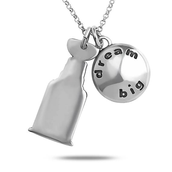 Belle Hockey Sticks Silver Charm Collier Sport Cadeau Joueur Cadeau.