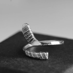 Wrap Around Hockey Stick Ring, Adjustable Hockey Ring, Hockey gift, Gift for her, Mother's day gift